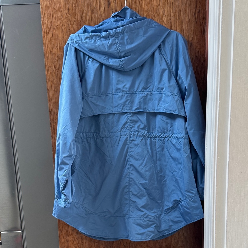 Maurices Blue Hooded Rain Jacket - Picture 3 of 5
